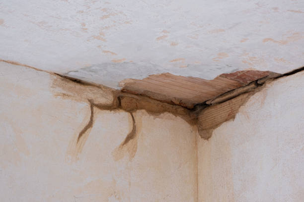 Water damage restoration process in MT